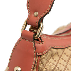 Diamante Canvas Sukey Shoulder Bag