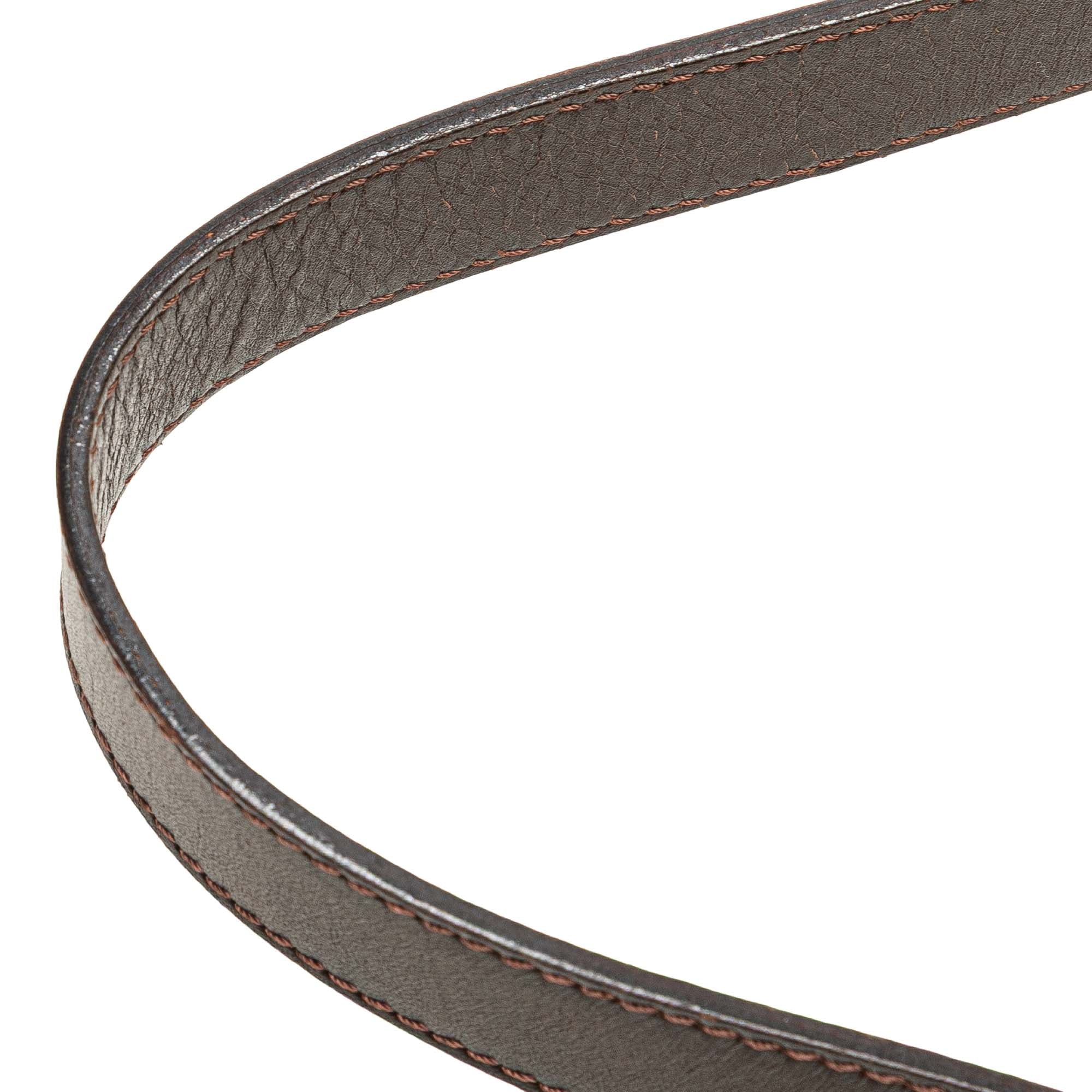 Zucca Canvas Double Flap Shoulder Bag