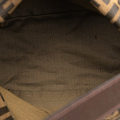 Zucca Canvas Double Flap Shoulder Bag