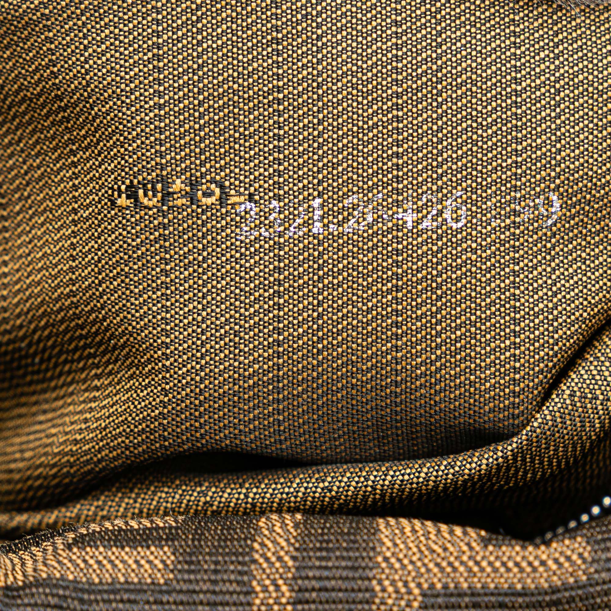 Zucca Canvas Double Flap Shoulder Bag