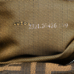 Zucca Canvas Double Flap Shoulder Bag