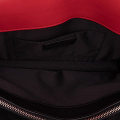 Medium Bicolor Quilted Lambskin Graphic Flap