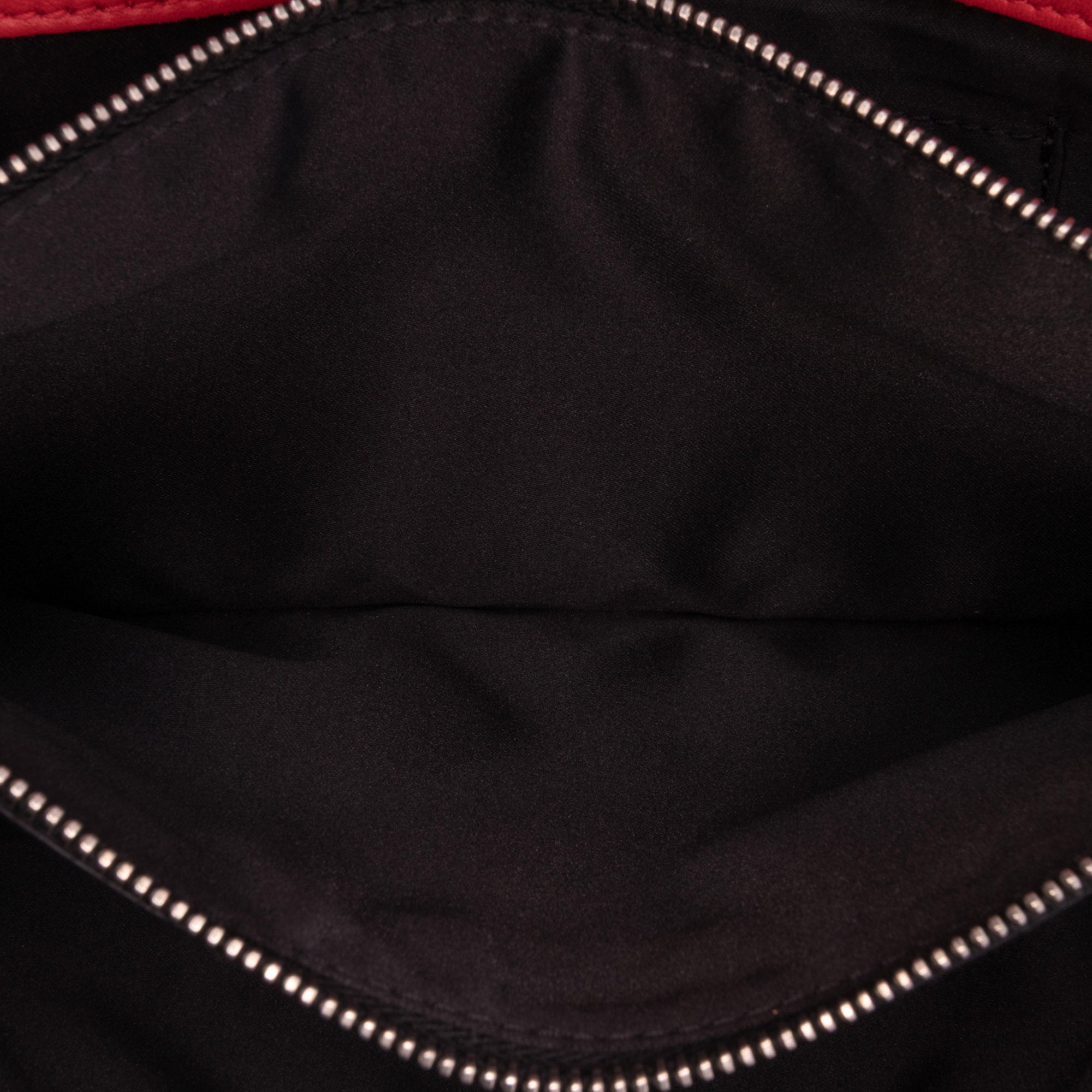 Medium Bicolor Quilted Lambskin Graphic Flap