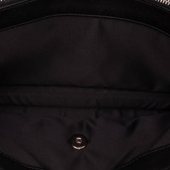 Medium Bicolor Quilted Lambskin Graphic Flap