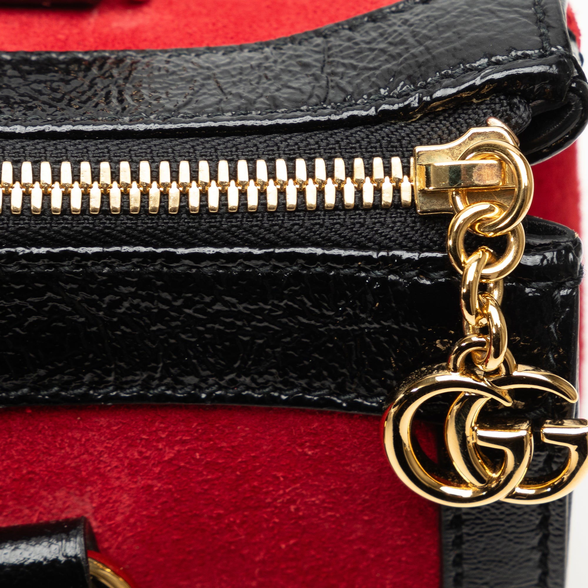 Small Suede Ophidia Satchel