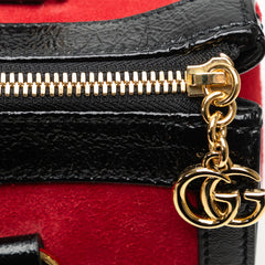Small Suede Ophidia Satchel