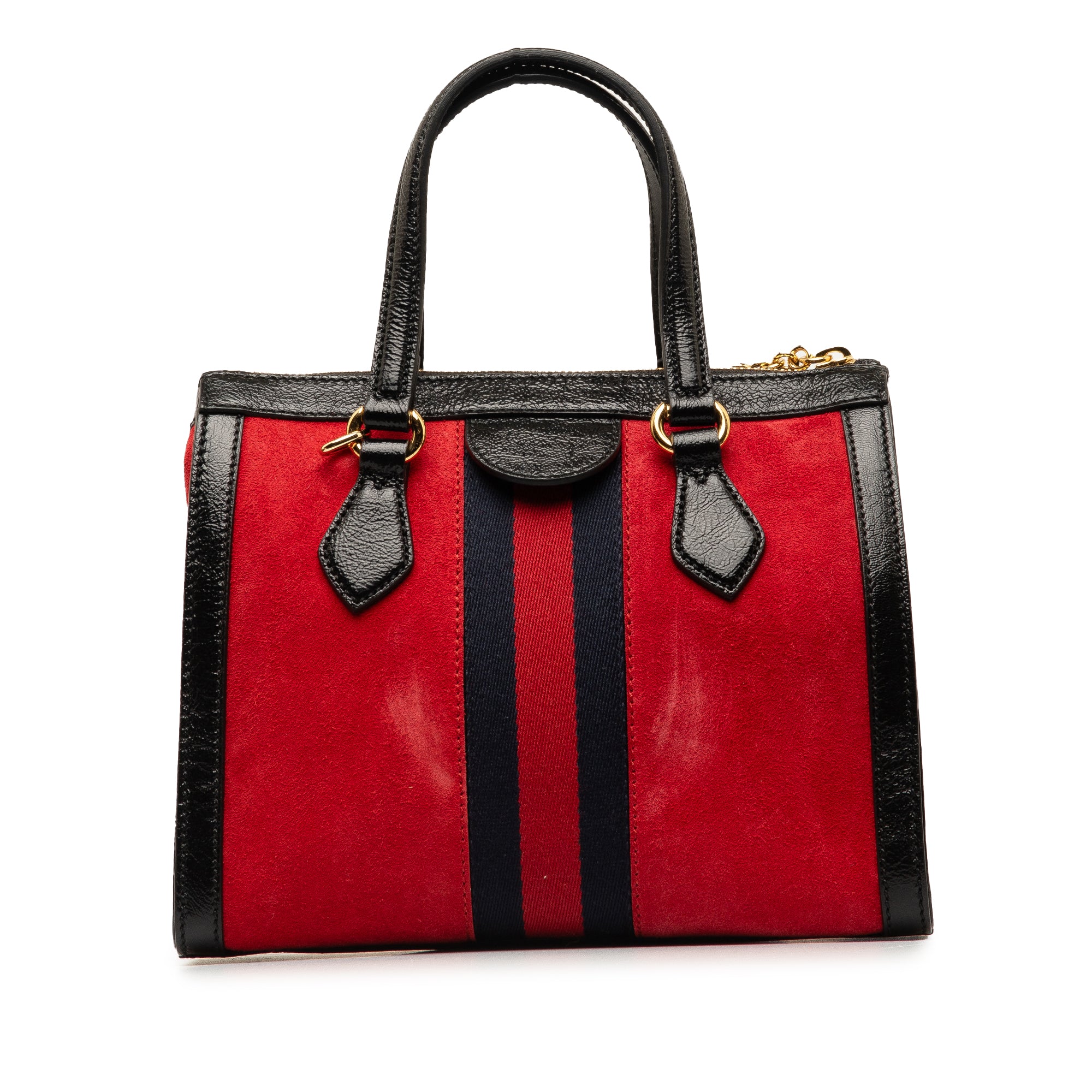 Small Suede Ophidia Satchel