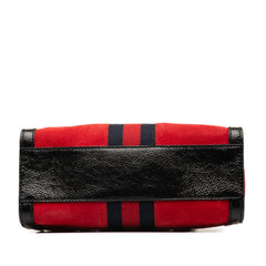 Small Suede Ophidia Satchel