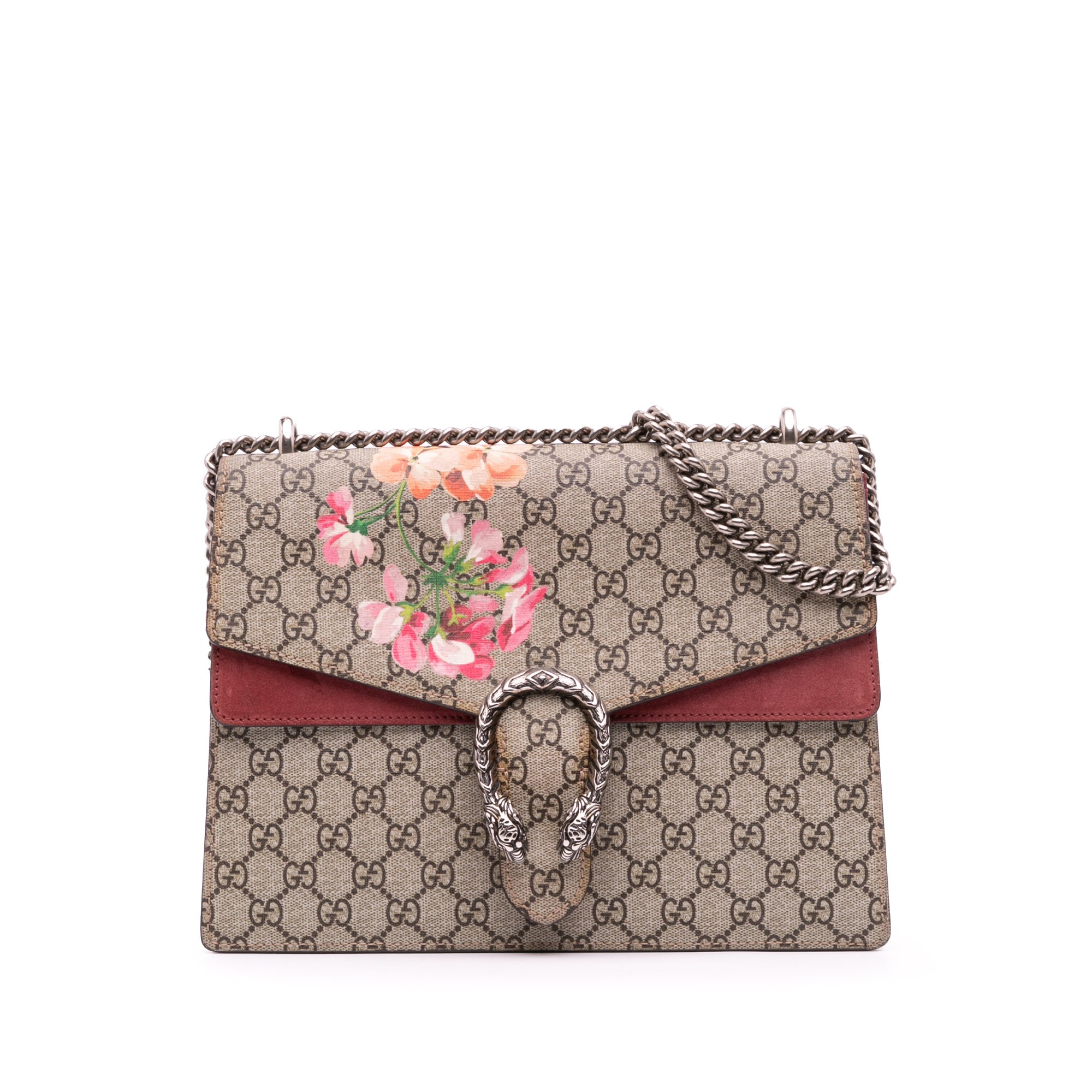 Medium GG Supreme Blooms Dionysus Shoulder Bag