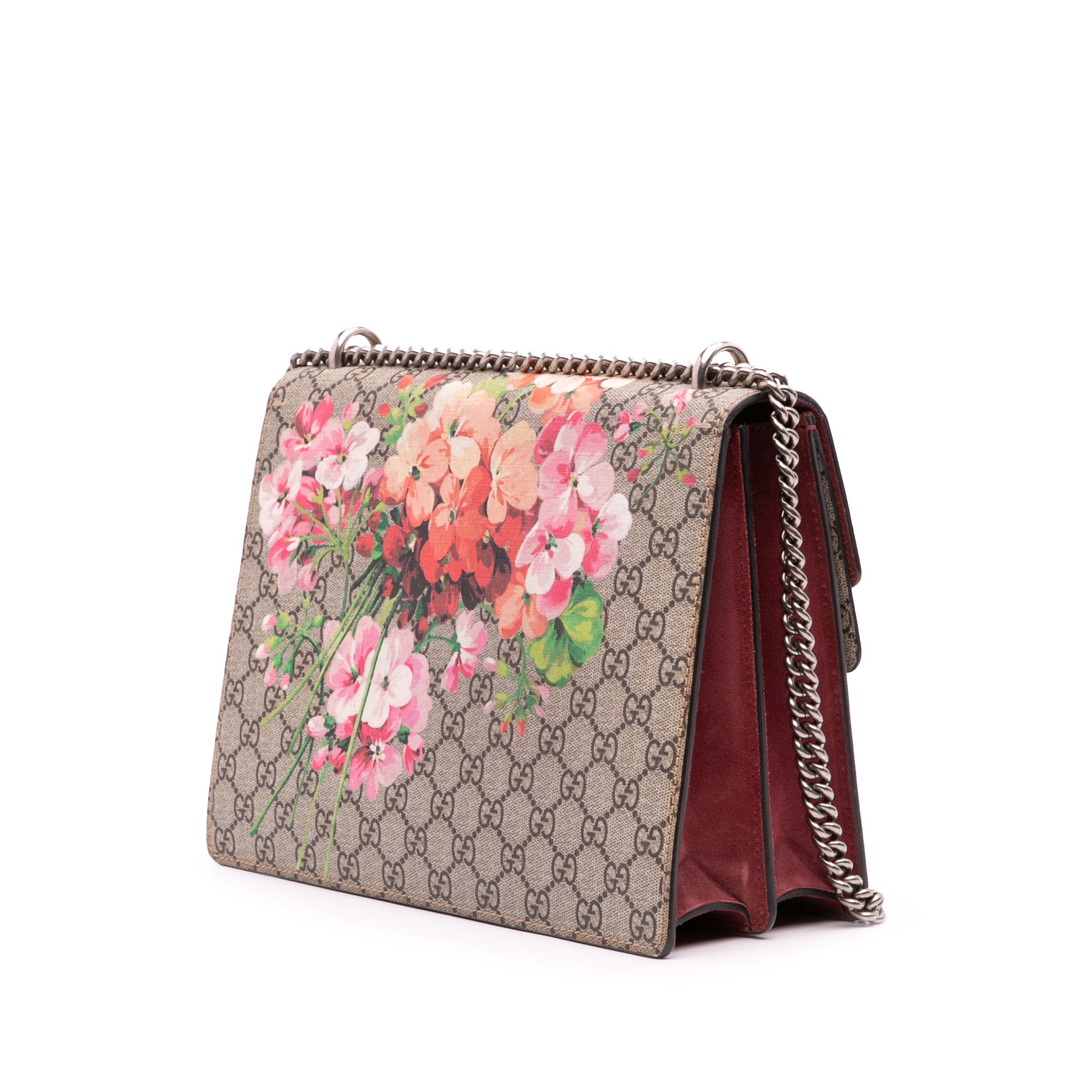 Medium GG Supreme Blooms Dionysus Shoulder Bag
