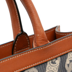 Small Triomphe Canvas Maillon Vertical Cabas Satchel