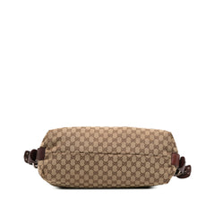 Medium GG Canvas Bamboo Bar Tote