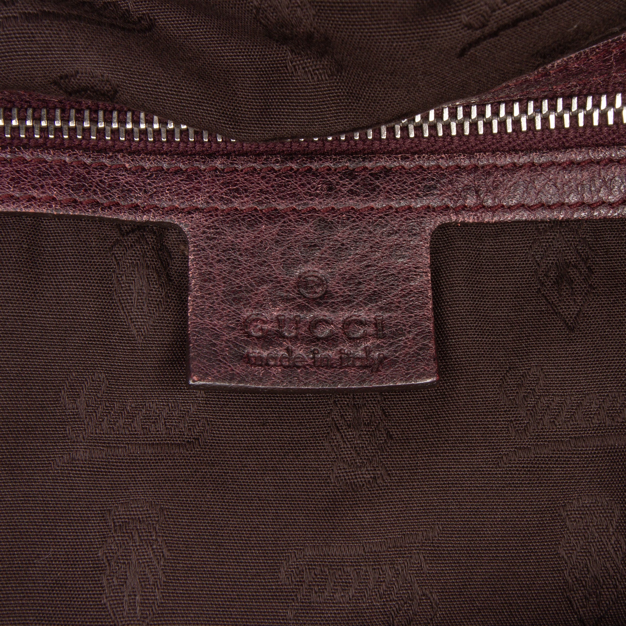 Medium GG Canvas Bamboo Bar Tote