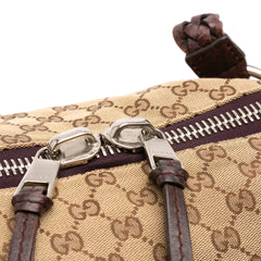 Medium GG Canvas Bamboo Bar Tote