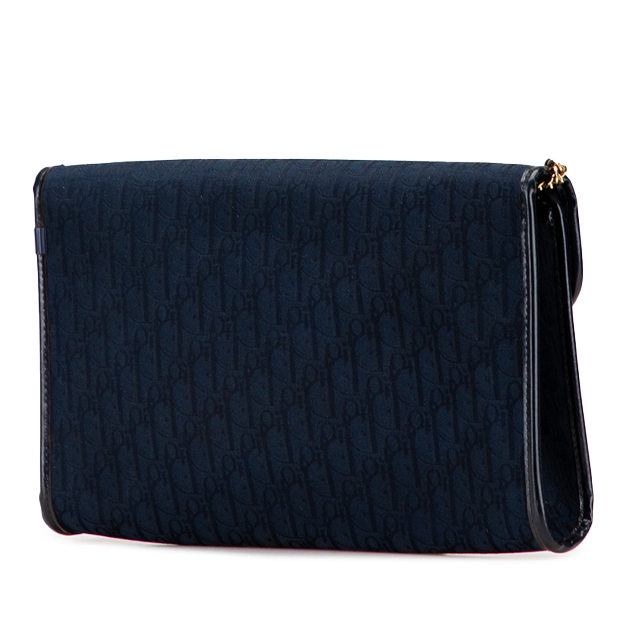 Oblique Canvas Chain Shoulder Bag