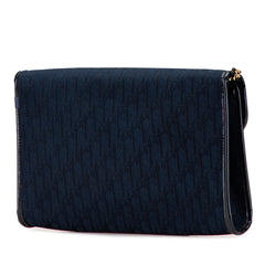 Oblique Canvas Chain Shoulder Bag