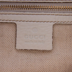 Medium Pebbled Calfskin Web Heritage Shoulder Bag