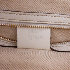 Medium Pebbled Calfskin Web Heritage Shoulder Bag