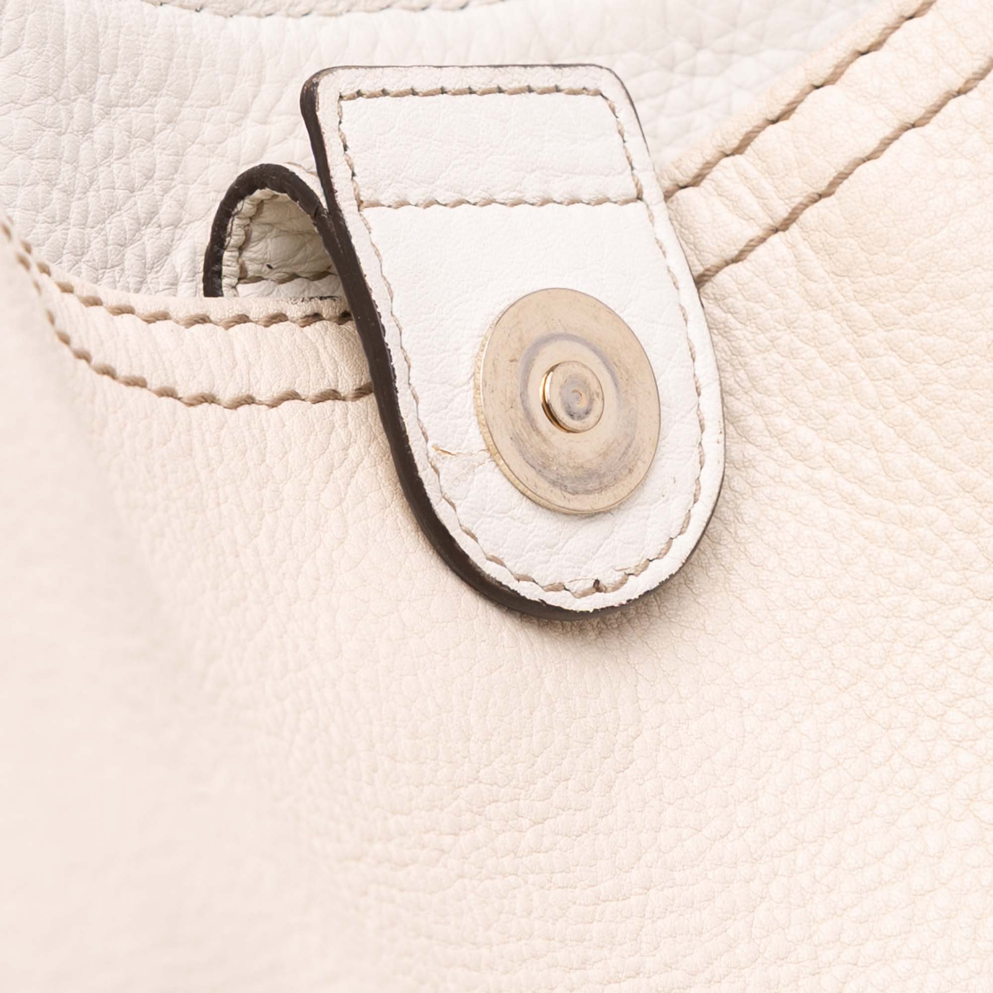 Medium Pebbled Calfskin Web Heritage Shoulder Bag