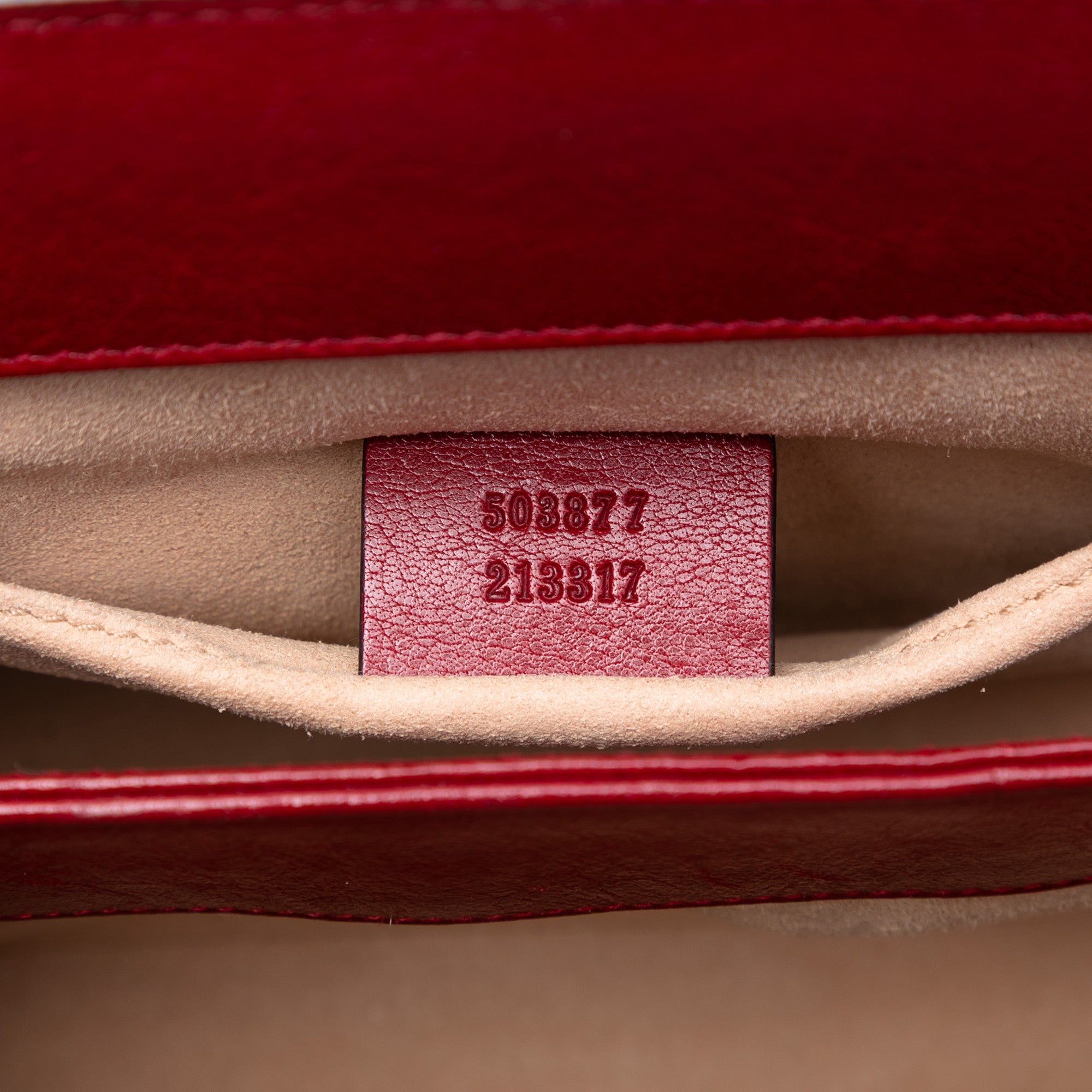 Small Suede Ophidia Chain Crossbody