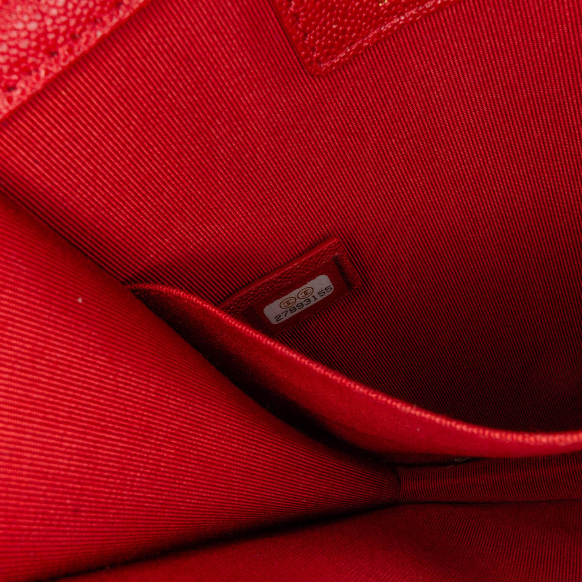 Quilted Caviar North South Boy Flap
