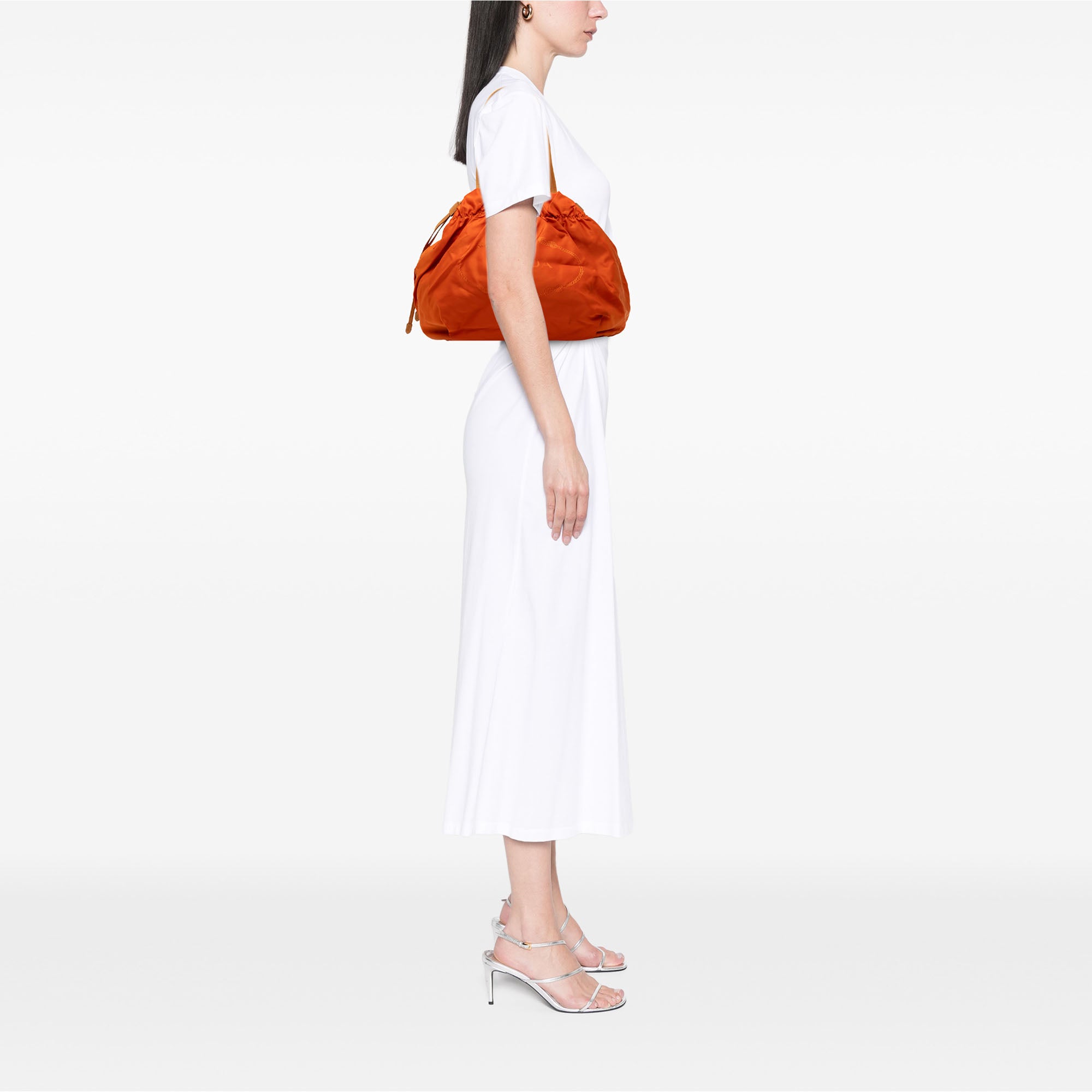 Tessuto Logo Drawstring Tote