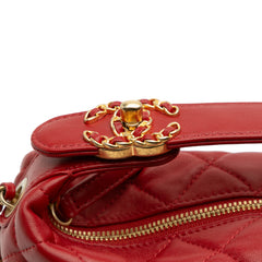 Small Quilted Lambskin Perfect Meeting Hobo