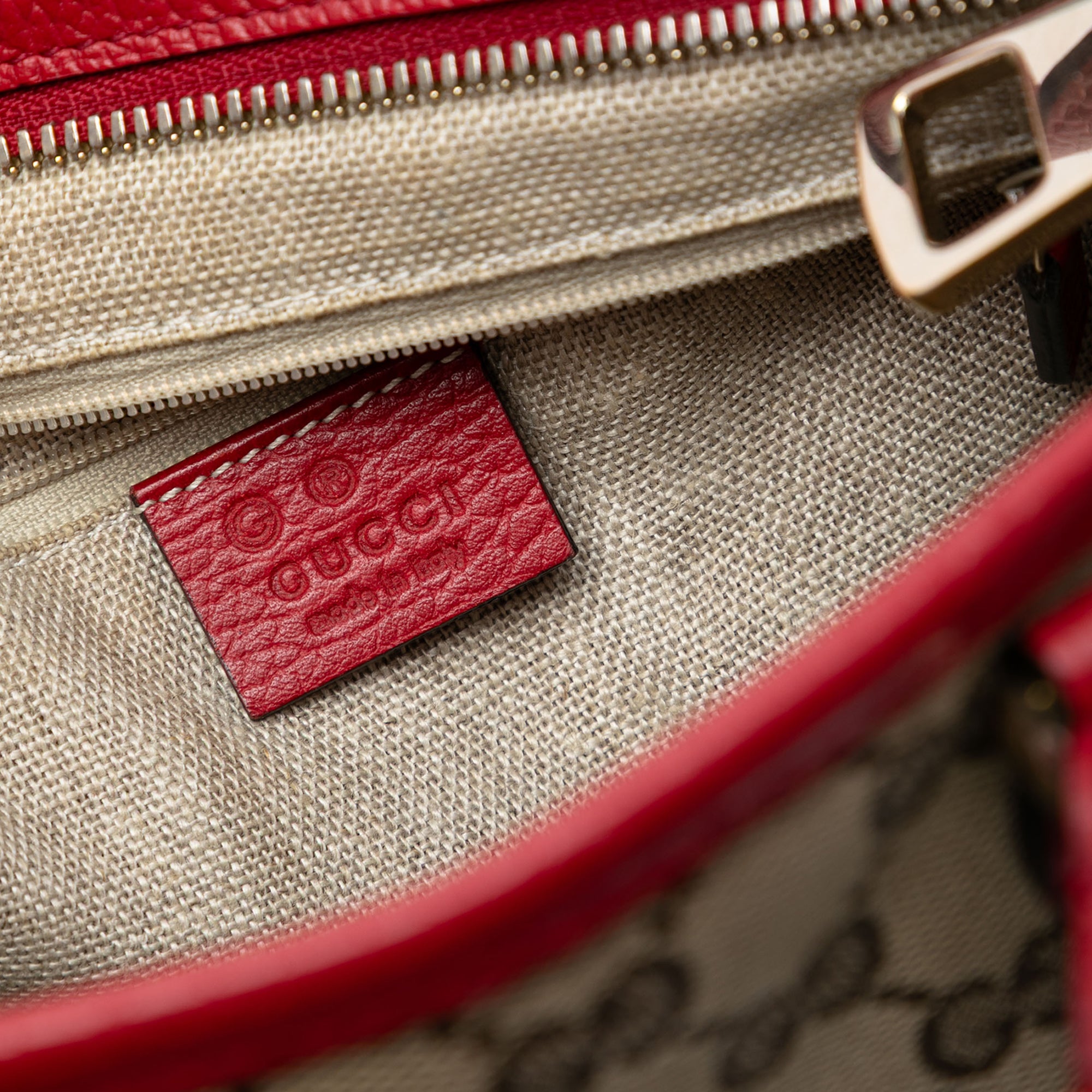 Small GG Canvas Bree Satchel