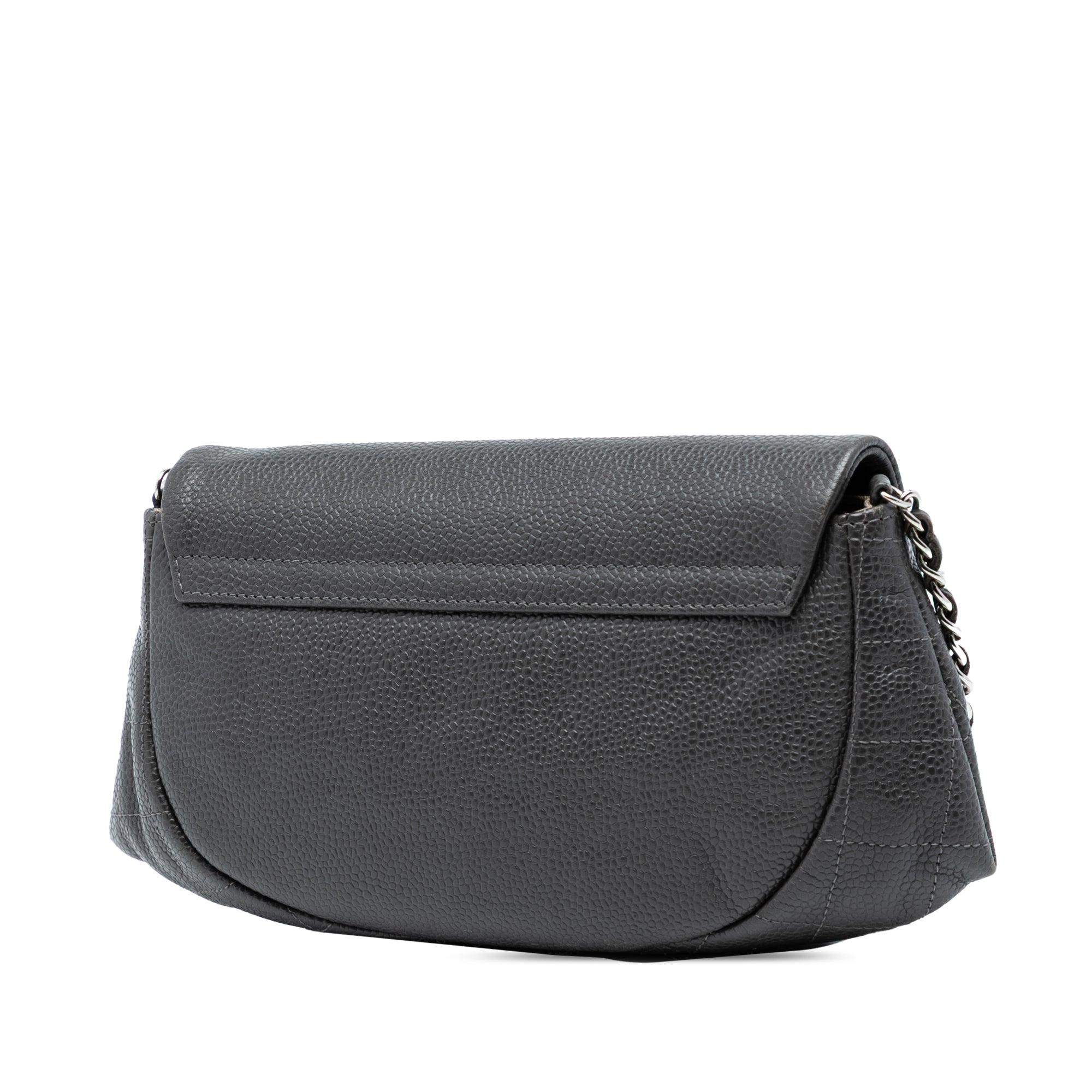 CC Caviar Half Moon Wallet on Chain