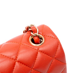 Mini Rectangular Classic Lambskin Single Flap