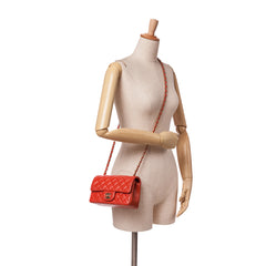 Mini Rectangular Classic Lambskin Single Flap