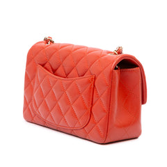 Mini Rectangular Classic Lambskin Single Flap