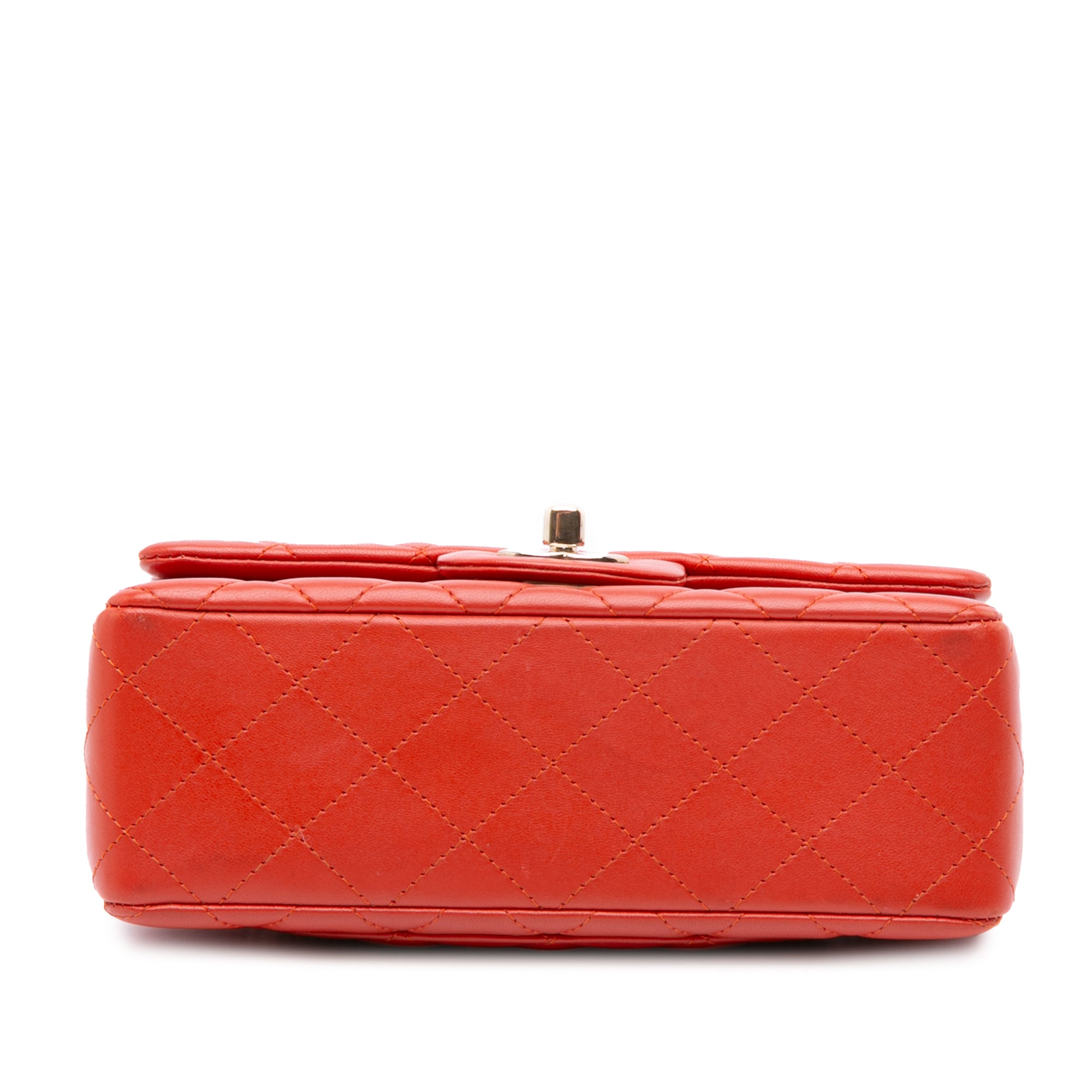Mini Rectangular Classic Lambskin Single Flap