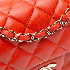 Mini Rectangular Classic Lambskin Single Flap