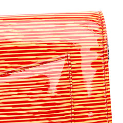 Patent Striped Wallet On Chain