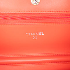 Patent Striped Wallet On Chain