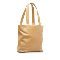 CC Embossed Leather Tote Bag