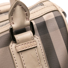 Smoke Check Coated Canvas Chester Boston Bag