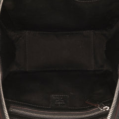 Small Visetos Coated Canvas Half Moon Satchel