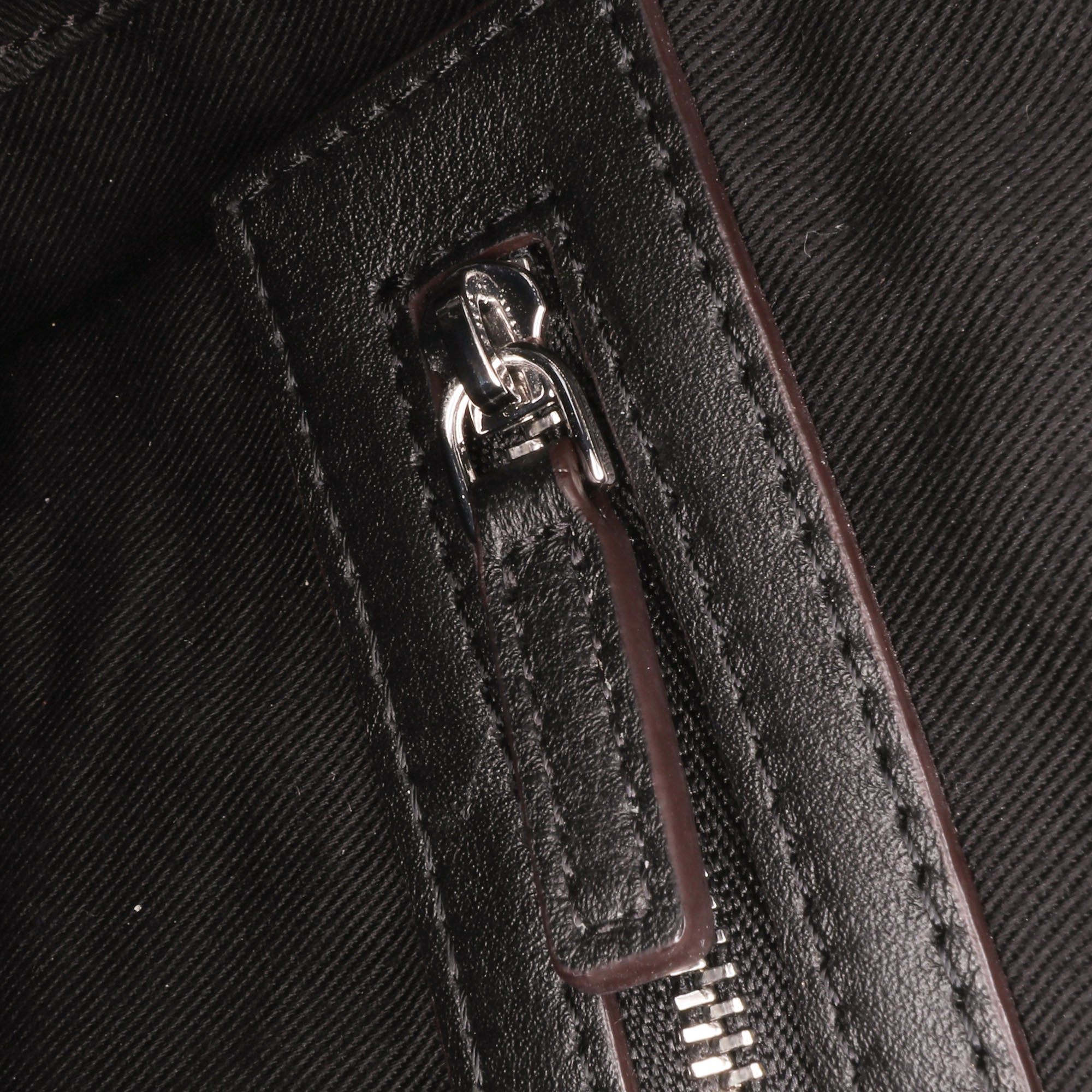Small Visetos Coated Canvas Half Moon Satchel
