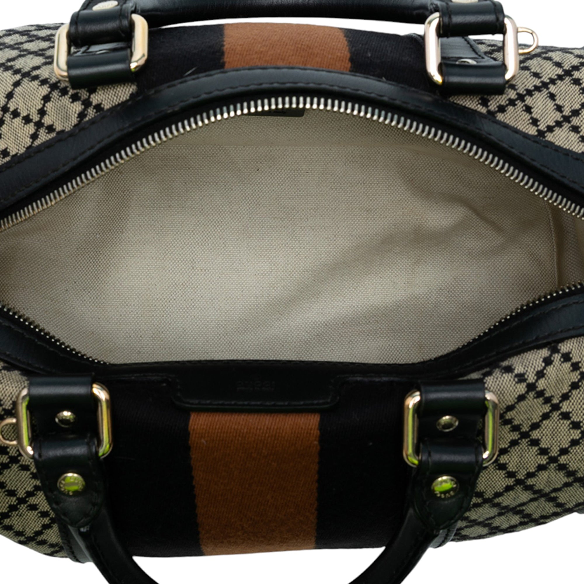 Small GG Canvas Web Joy Boston Bag