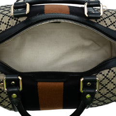 Small GG Canvas Web Joy Boston Bag