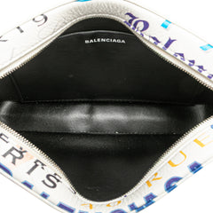 S Calfskin Logo Print Everyday Camera Bag