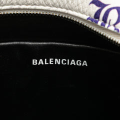 S Calfskin Logo Print Everyday Camera Bag