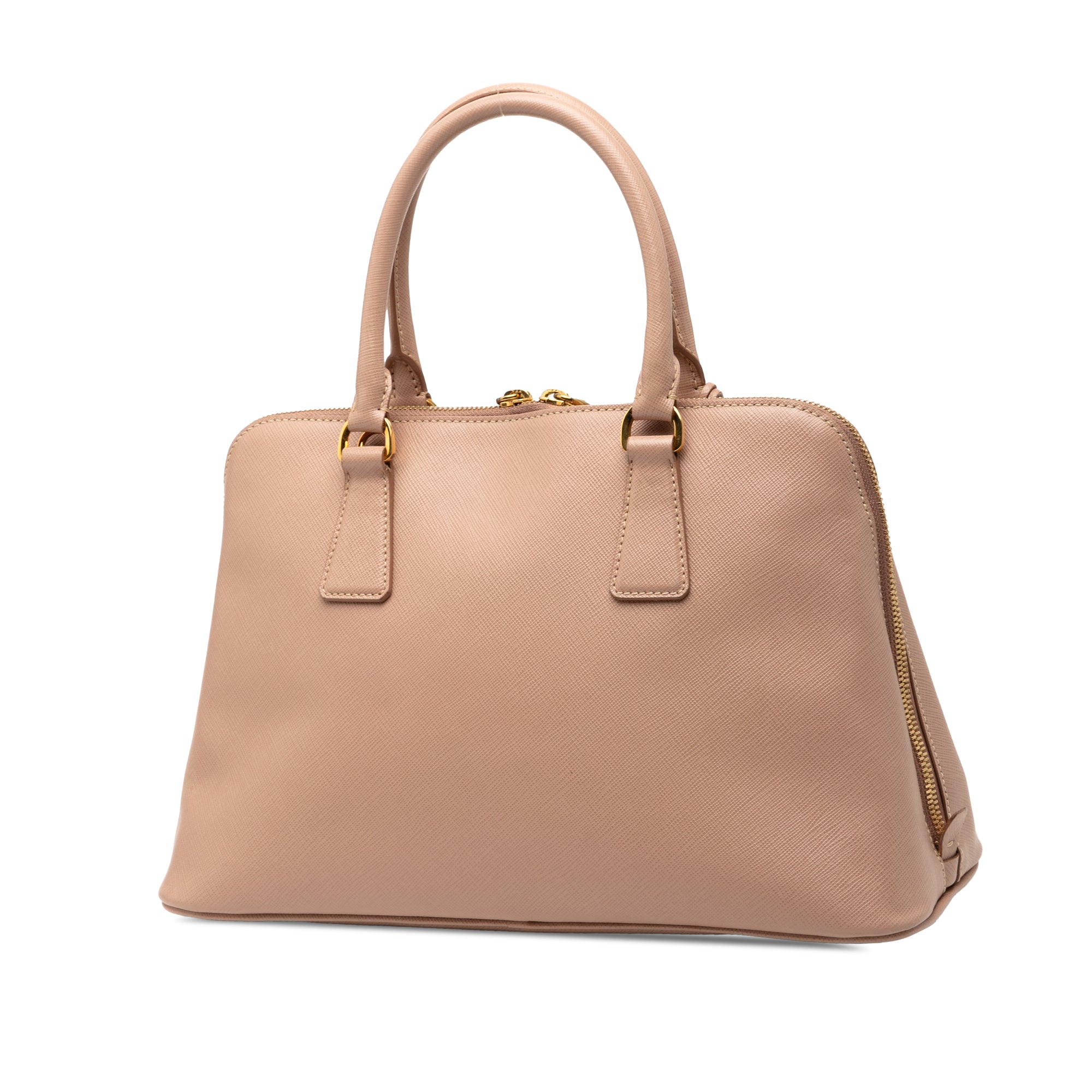 Medium Saffiano Lux Promenade Satchel