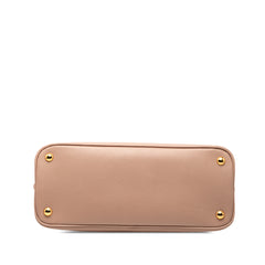 Medium Saffiano Lux Promenade Satchel