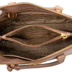 Medium Saffiano Lux Promenade Satchel