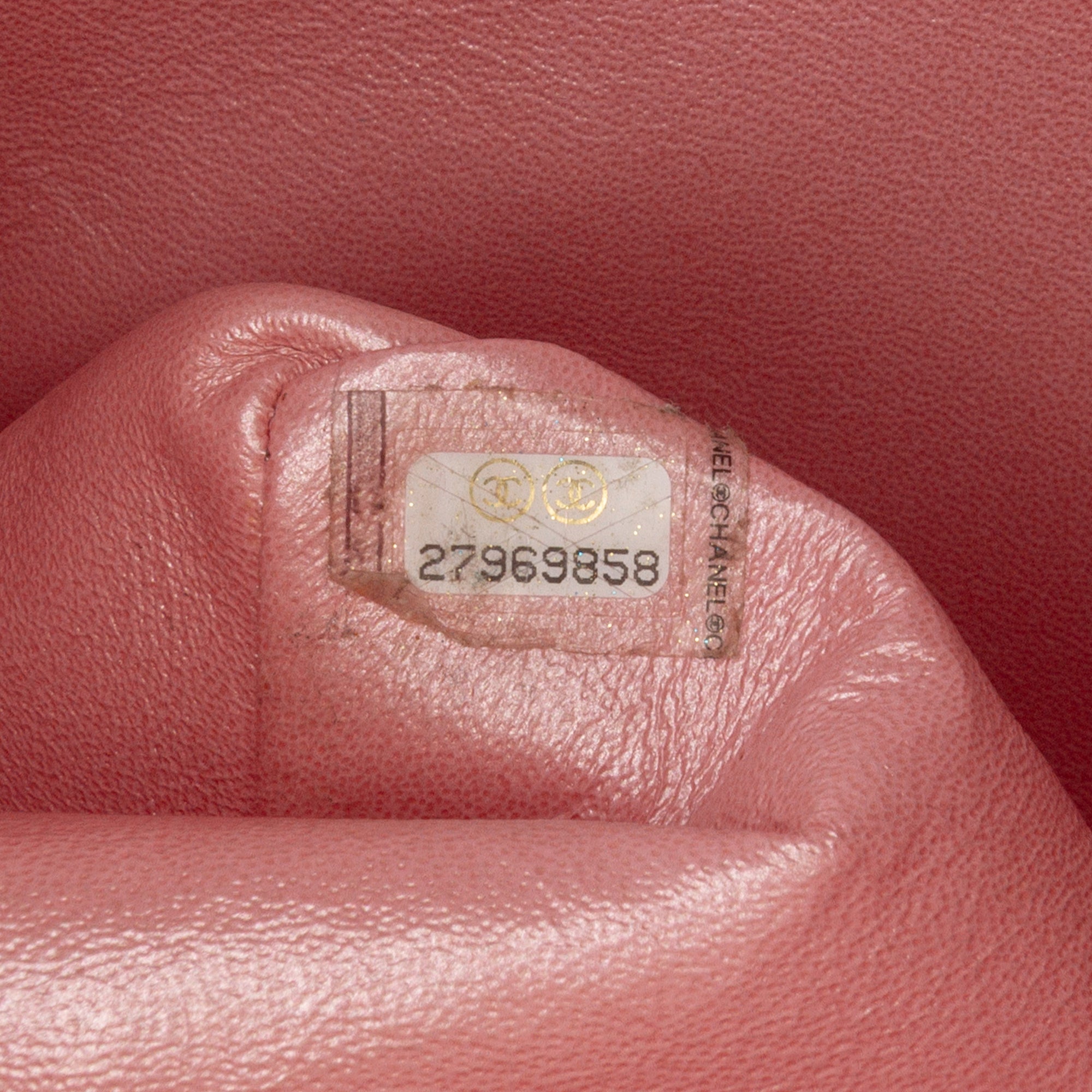 Jumbo Classic Iridescent Caviar Double Flap