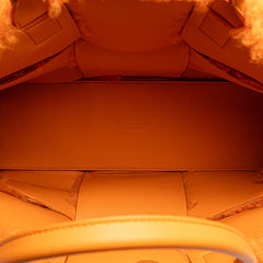 Small Shearling Intrecciato Arco Tote