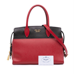 Saffiano And City Calf Esplanade Satchel